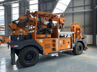 China 60KW / 2200rpm Robotic Shotcrete Machine With 4 Wheels Driving And Steering for sale