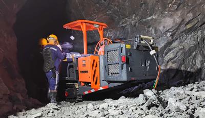 China 2.7m Hole Depth 7.5Kw Jumbo Rock Drill Impact Frequency For Underground Mining for sale