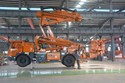 China Foldable Handle Arch Installation Trolley 125KW / 2200rpm Diesel Engine For Tunnel for sale