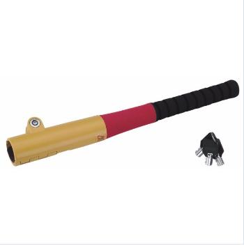 China CQ-6087 A3 Steel Anti-theft Baseball Bat Colorful Lock With 2 Round Keys for sale