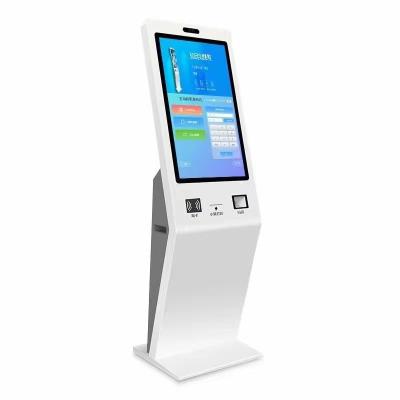 China 32 Inch Metal Touch Screen Self Service Kiosk Low Maintenance For Food Ordering for sale