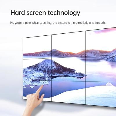 China Commerciële grote LCD splicing muur 55 inch overlengte infrarood touchscreen display Te koop