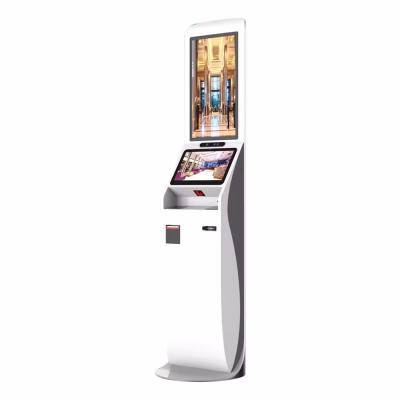 China Windows 10 Self Service Kiosk with Customizable Turnable ID Card Dispenser and Bluetooth Connectivity for sale