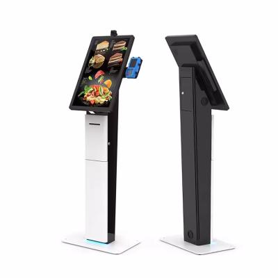 China Floor Standing Self Service Kiosk Self Service Pos Kiosk With LED Touchscreen Display for sale