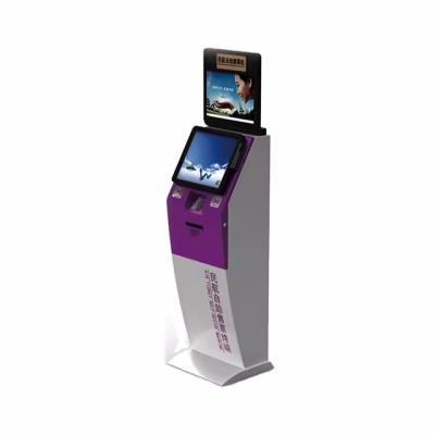 China Customized Dual Payment Self Ordering Touch Screen Kiosk For Hotel And cinema for sale