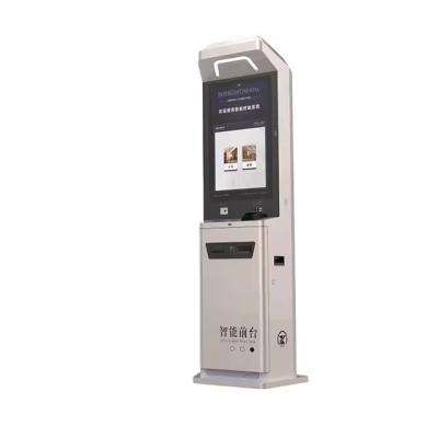 China Smart Self Service Kiosk With Touchscreen Cash Acceptor And Barcode Scanner for sale