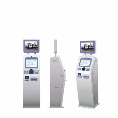 Cina 110-240V AC Self Service Kiosk con riconoscimento facciale del logo opzionale e lettore di carte senza contatto in vendita