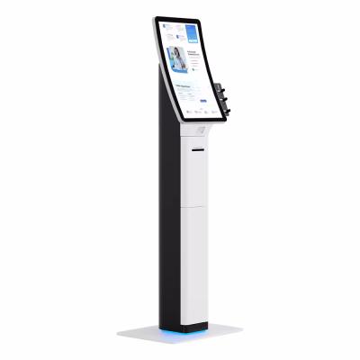 China Schlanker POS-Kiosk mit Barcode-Scanner und Quittungsdrucker für einen optimierten Selbstbedienung zu verkaufen