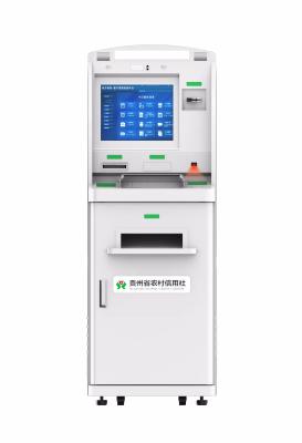 China Touchscreen Self Service Kiosk With Disorder Card Issuance System Checkout for sale