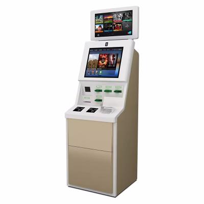 China Touch Screen Self Checkin Kiosk / Self Service Kiosk With Dual Screen for sale