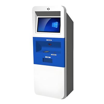 China 18.5inch/22inch/27inch Interactive Kiosk System , Payment Parking Kiosk With Currency And Coin Change for sale