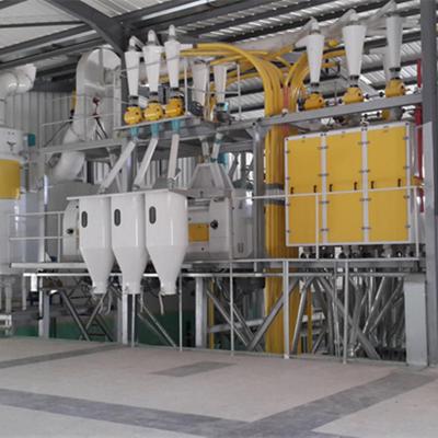 China Complete White Flour Mill Machine Factory Africa Maize Mill for sale