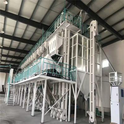 China Complete Grain Processing Line 60TONS PER DAY RICE Milling Machine Plant for sale