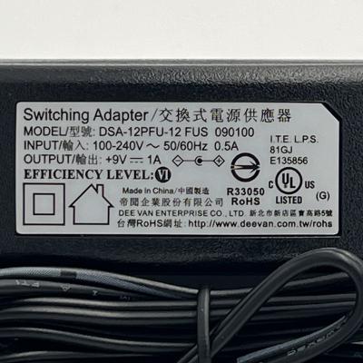 China Electrical Appliances 9V 1A USA Switch Adapter FOR UL/FCC Provide SAFETY LICENSE for sale