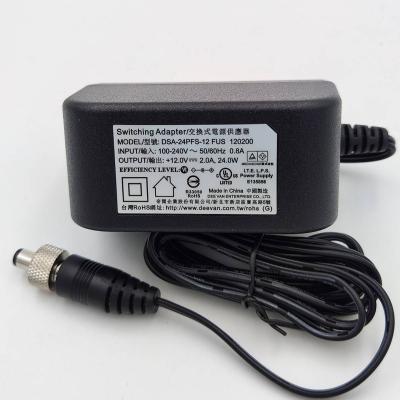 China Electrical Appliances 12V 2A USA Switch Adapter Lock FOR UL/FCC PSE Provide SAFETY LICENSE for sale