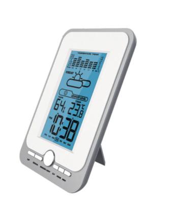 China Calendars Thermo-Hygrometer Weather Station LCD Display Professional Home Electric Digital Alarm Clock for sale