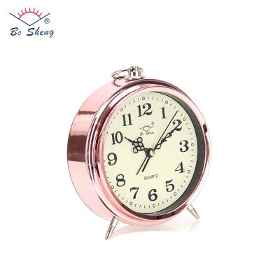 China Field Movement Hot Sale Table Alarm Clock Handmade Antique Plastic Quartz Clock Logo Customize For Gift for sale