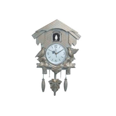 China Large Size Cuckoo Wall Clock Simple Modern Black Color Large Radio Wall Clock for sale