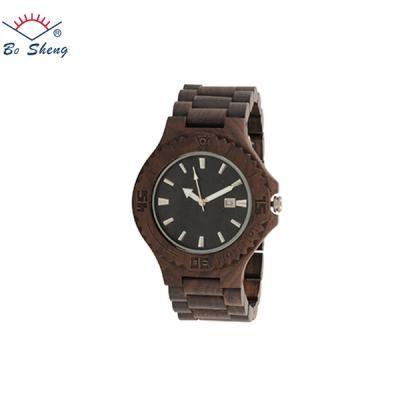 China HOT Sale 2018 Day/Date Mens Watches 225mm Wooden Strap Japan Movement (W6004DL) for sale