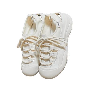 China New style EVERGREEN ladies casual sneakers spring summer fashion shoes white sandals for women and ladies walking style shoes for women for sale