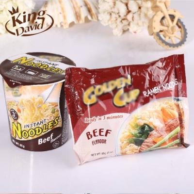 China Flavor Natural Fresh Korean Soup Beef Style Instant Noodles Non-Fried Heathly Instant Noodles Ramen Low Fat for sale