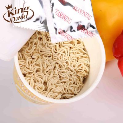 China Natural Black Bean Flavor Ramen Customizable Non-Fried Cup Halal Instant Noodles for sale