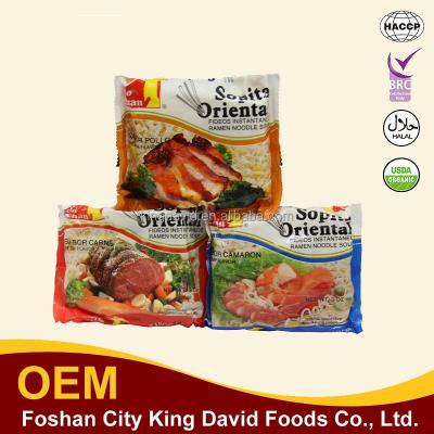 China normal hot! ! ! Spicy Roast Beef Flavor Bag Noodles , Chinese Delicious Instant Noodles for sale