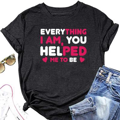 China Breathable High Quality Campaign Personal Logo Mothers Day T-shirts Branded Bales Oversized 220 GSM Cotton Tshirt Mexico for sale