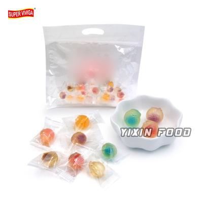 China Custom Wholesale High Quality Natural Soft Jelly Candy Bag Packaging Fruit Shape for sale