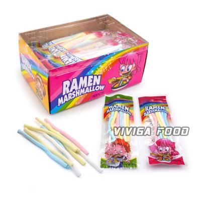 China 12g Natural Halal Marshmallow Stick Noodle Marshmallow for sale