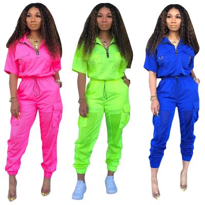 China Anti-Static Ready To Ship Solid Women Sports Style Women Two Piece Set Clothing SA3566 for sale