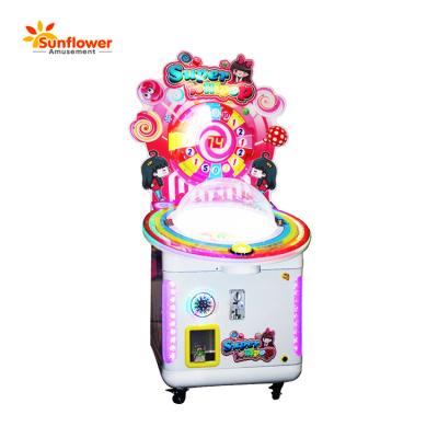 China 2018 sunflower new super lollipop gift /candy vending chupa game machine popular coin operated arcade game for sale for sale