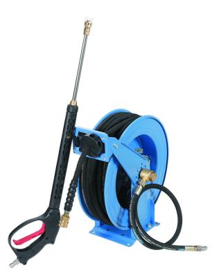 China Critical Cleaning/Residue Free Self-Retracting Heavy Duty High Pressure Reel 100ft Garden Air Hydraulic Reel Water Hose Reel for sale