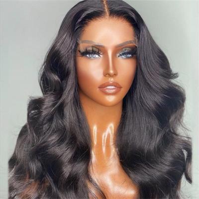 China Body Wave Pre Plucked HD Transparent Swiss Full Lace Headband Indian Human Virgin Hair Wigs For Women 5x5 HD Lace Frontal Wigs for sale