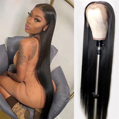 China Wholesale Silky Straight Brazilian Hair Full Lace Wigs Frontal Wave Wig With Baby Hair,Virgin Hair Wigs For Black Women for sale