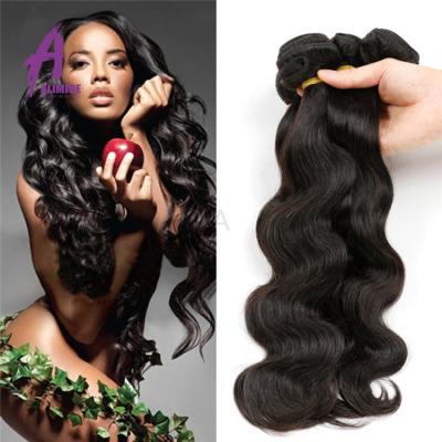 China 100% Human Virgin Hair Can Be Dye Grade 8A Remy Cuticle Human Virgin Hair Wet Wavy Chemical Free Weaves for sale