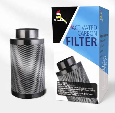 China Hydroponics 38mm 8inch *1045mm Hydroponics grow activated carbon air filter for ventilation for sale