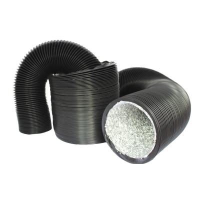 China Kitchen Fireproof Ventilation PVC Aluminum Flexible Ducting Pipe For Fireplace for sale