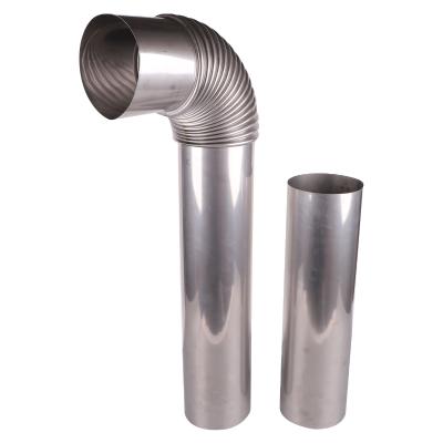 China Seamless Ventilation Air Vent Stainless Steel Coaxial Chimney Tube Pipe for sale