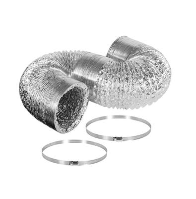 China No Air Conditioning Portable Spiral Aluminum Foil Flexible Drier Hose for sale