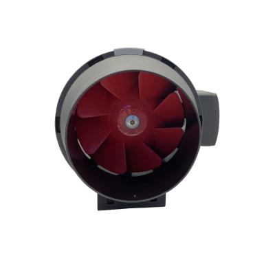 China Ventilation Plastic Mixed Flow Integrated Flexible Duct Fan for sale