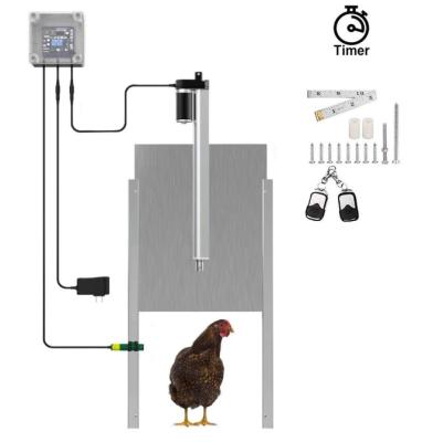 China automatic chicken coop door with timer controller for sale