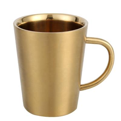 China Sustainable 12oz Stainless Steel Double Wall Coffee Mug for sale