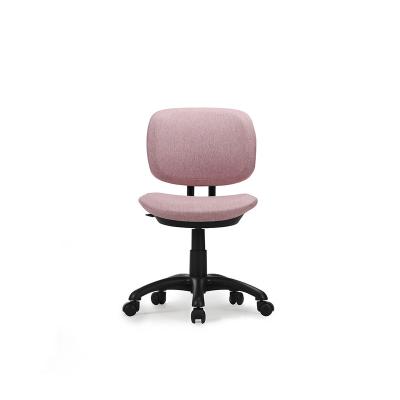 China (Size) Anji Desk Chair Mesh Swivel Lumbar Support Adjustable Ergonomic Pink Mesh Staff Office Chair for sale