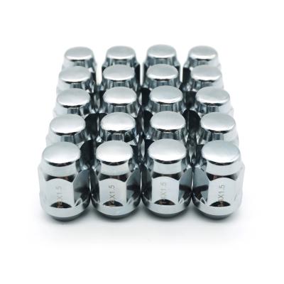 China Steel Can Customize All Wheel Nut 12x1.5, 12x1.25, 14x1.5 Chrome Plated, Black for sale