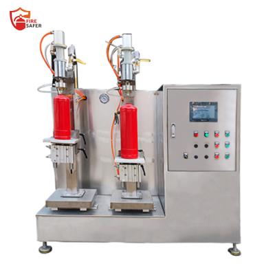 China Automatic Fire Extinguisher Filling Filling Machine DCP ABC Powder Filling Machine For Fire Extinguisher for sale