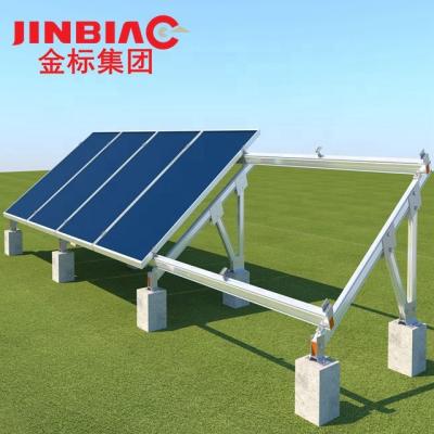 China Structural Bracket System PV Mount Rack Chinese Triangle Bracket Solar Panels Aluminum Structure PV Ground Bracket System for sale