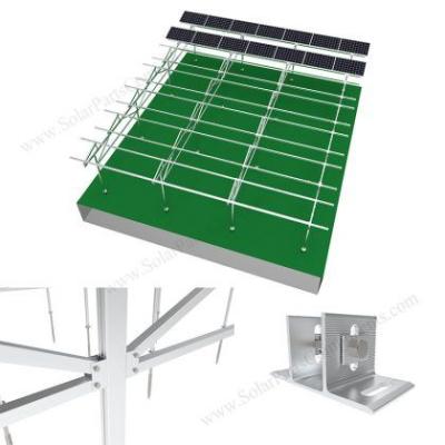 China Solar Power Products Manufacturer Solar Power Products PV Roof Pole Structural Solar Mount Triangle Aluminum Bracket System for sale