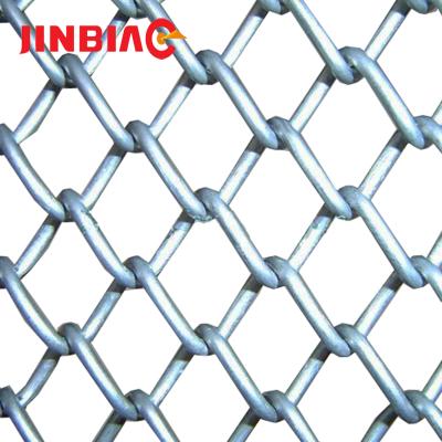 China Easily Assembled Cheap Galvanized Highway Barrier Diamond Mesh Barrier Factory Chain Link Barrier for sale