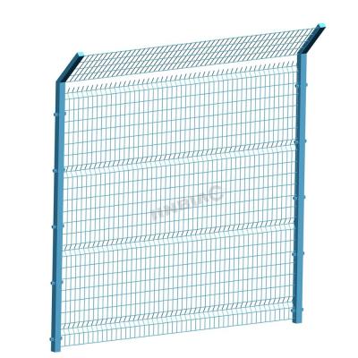 China Easily Assembled Outdoor Welded Wire Mesh Fence / Galvanized 3d Curved Wire Mesh Panels For Garden Cheap Pvc Fence for sale